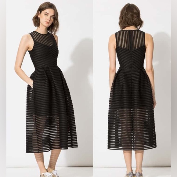 Maje Rire Midi Dress - Picture 1 of 3